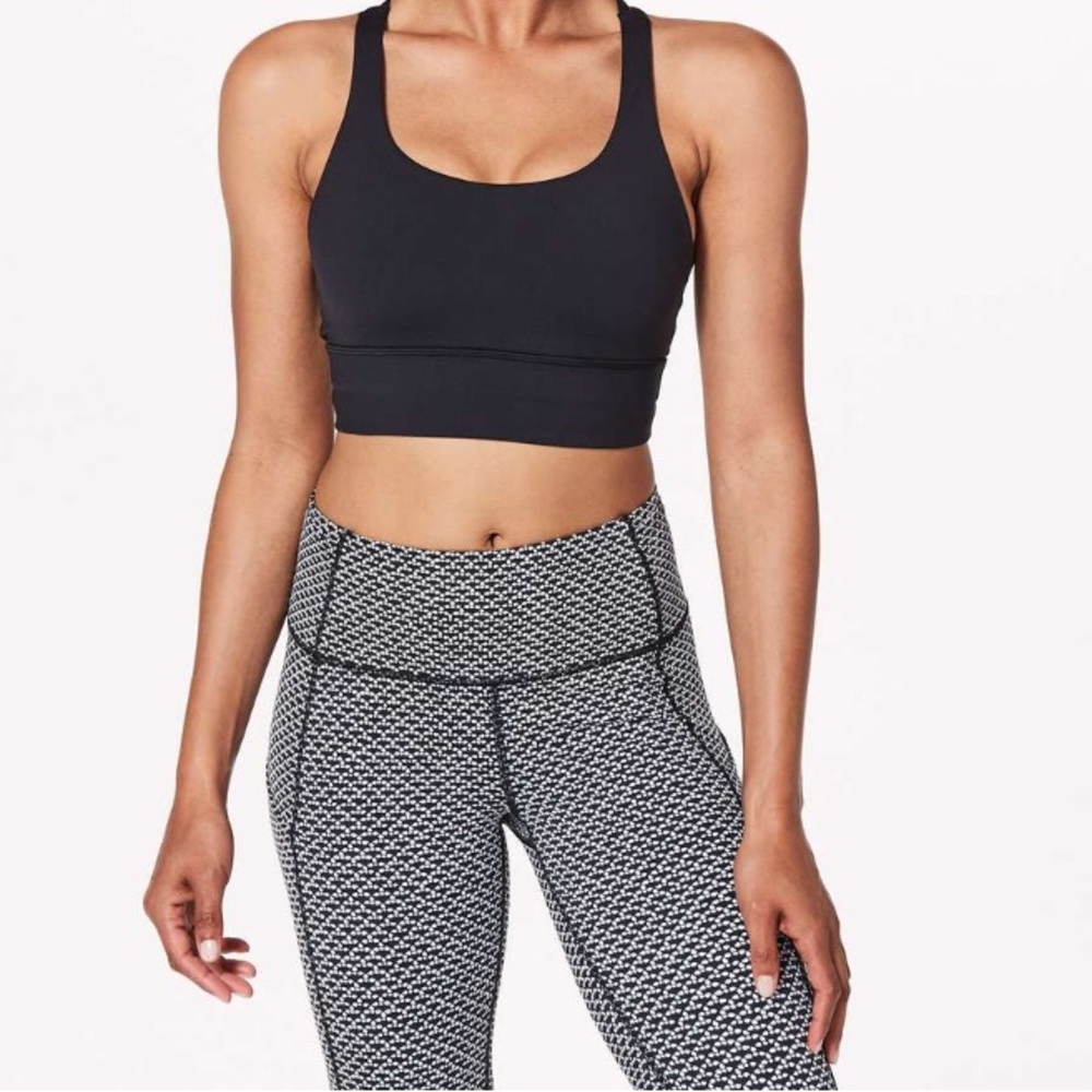 Lululemon Energy Bra *Long Line Black Size 6